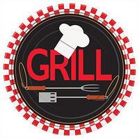 Backyard BBQ Dessert Plates, 8ct