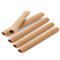 NatraCure Gel Toe Tube Cushion Sleeves (Small) – 5 Piece Trim-to-Fit Tubing Set – (Relieves and Protects Corns, Blisters, Hammertoes, and Calluses) - 5 Pack