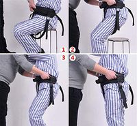 YxnGu Transfer Belt with Leg Loops - Safety Gait Assist Device for Transferring Patient from Wheelchair to Bed,Bathtub,Toilet,Car