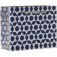 Jillson & Roberts Tiny Gift Bags, Shield of David (30 Pcs)