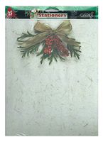 Holiday Christmas Stationery Letterhead Paper 25 Sheet Handmade Paper Look Holiday Pine Inkjet and Laser Printers