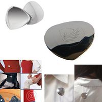 ENERGETIX-4YOU Neutral Stainless Powermagnet Heartache Plaster -177 Without Engravings ! in Schmuckbeutel