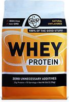 TGS All Natural 100% Whey Protein Powder - Unflavored 5lb