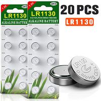 20 Pack Button Cell Batteries 1.5V Alkaline AG10 189 389 LR1130 With Long Shelf Life