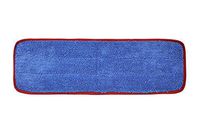 CleanAide All Purpose Twist Yarn Microfiber Mop Pad 18 Inches Red