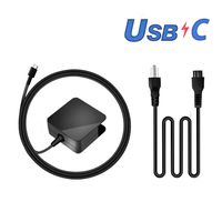 45W USB C Power Adapter Charger for HP ASUS DELL Lenovo Type-C Laptops