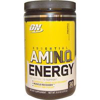 Optimum Nutrition Essential Amino Energy, Pineapple, Keto Friendly Preworkout and Essential Amino Acids with Green Tea and Green Coffee Extract, 9.5 Ounce (Pack of 1)