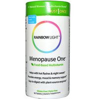 Rainbow Light Just Once Menopause One Multivitamin Tablet - 90 per pack - 3 packs per case.
