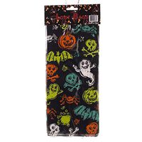 Veil Entertainment Ghost Loot Prize Candy 11" x 3" Favor Bags, Blue Green White, 25 CT