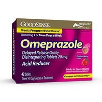 GoodSense Omeprazole Delayed Release Orally Disintegrating Tablets 20 mg, Strawberry Flavored