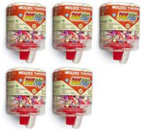 Moldex M6644 Extra-Soft Sparkplug Earplugs (250 per Dispenser) (Fіvе Расk)