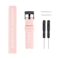 Sencato Suunto Spartan Sport HR Luxury Version Soft Silicone Replacement Band, Wrist Strap (Pink)