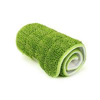 Fullfun Home Professional Microfiber Mop Pad Dust Mop Head Refill Pads (green)