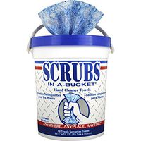 Scrubs 42272CT in-A-Bucket Hand Cleaner Towels, 6 EA