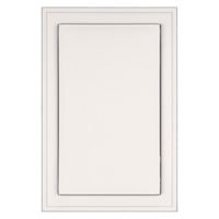 Builders Edge 130120001117 Mounting Block, Bright White