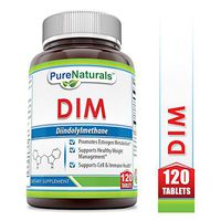 Pure Naturals DIM 120 Tablets- Promotes Estrogen Metabolism* Supports Healthy Weight Management* Supports Cell & Immune Health*