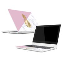 MightySkins Skin Compatible with Lenovo Chromebook C330 (2018) - Pretty Pineapple | Protective, Durable, and Unique Vinyl Decal wrap Cover | Easy to Apply, Remove, and Change Styles | Made in The USA
