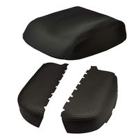 Pilot Center Console Cover and Front Door Panel Armrest Cover Kit, Black