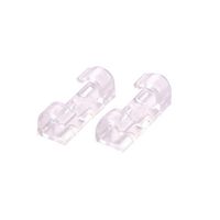 Tpingfe Self-adhesive Wire Organizer, Line Cable Clip Buckle, Plastic Clips Ties Fixer Fastener Holder, 20pcs/pack (Clear)