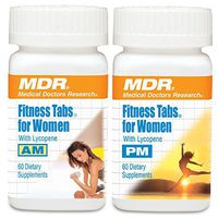MDR Fitness Tabs Patented Multivitamin for Women Doctor Formulated with Right Nutrients at The Right Time - Gluten Free - 2 Month Supply