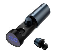 True Wireless Earbuds,Bluetooth 5.0 Bluetooth Headphones, Auto Pairing Sport Earbuds with Mic,IPX6 Waterproof,24 Hours Playtime,Touch Contrl Wireless Bluetooth Earphones for Work Out, Gym(Blue)