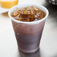 DART Y7 CPC 7 oz Ribbed Translucent Plastic Cup44; Case of 2500