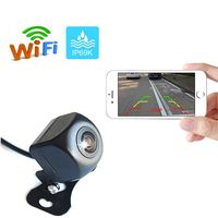 AMprime Mini WiFi Backup Camera 1080P Full HD Wireless Rear View Camera Car Parking Assistance Night Vision Support Record Function on APP for iPhone/Android Phones