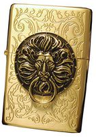 Zippo Lighter Genuine Tiger Lion Design The Gate Gd Emblem