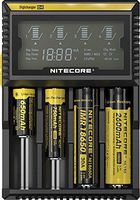 Nitecore 9004666 (Sysmax Industrial) Digi Charger D4 Universal Smart Charger, Black