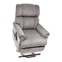 Golden Technologies - Space Saver - Lift Chair - Medium - 20"W x 21"D Seat - Sterling