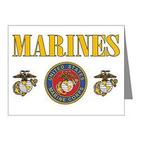 Note Card Marines US Marine Corps Seal