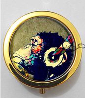 BlackKey Animal Monkey 3-Compartment Decorative Pocket Gift Box Case Organizer for Pill, Color 2 -1780