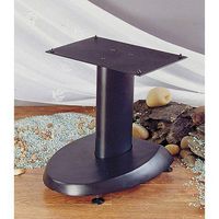 VTI Manufacturing VSPCB Black Base Black Aluminum Pole Center Speaker Stand