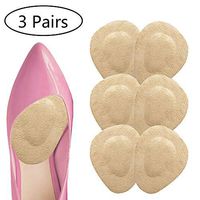 Ball of Foot Cushions Metatarsal Pads Adhesive Forefoot Pad for Women High Heel-Neuroma, Metatarsalgia Pain Relief-Massage Effect-3 Pairs (Nude)