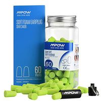 Mpow Super Soft Sleeping Earplugs 60 Pairs with a Carry Case, 32dB NRR Noise Reduction Ear Plugs, Foam Earplugs for Sleeping, Working, Studying, Mowing, Shooting-Grass Green