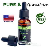 Native Green (Mint 500mg) Hemp Oil for Pain Relief, Anxiety, Better Sleep, Insomnia, Skin Health, Depression & Stress Relief, Organically Grown and Made in The USA
