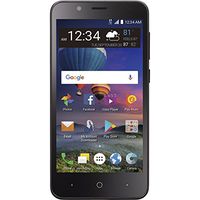 TracFone ZTE ZFIVE C 4G LTE Prepaid Smartphone with Amazon Exclusive $40 Airtime Bundle