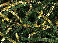 Hunter & Gold Crinkle Cut Paper 10 lb Box ~ Spring-fillÂ Shred - WRAPS-ZF10HG