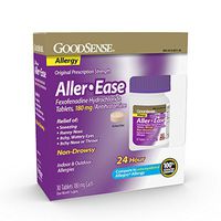 GoodSense Aller-Ease Fexofenadine Hydrochloride Tablets, 180 mg, 30 Count Allergy Pills for Allergy Relief