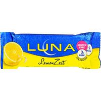 CLIF BAR LUNA BAR,OG3,LEMON ZEST, 1.69 OZ