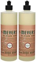 Mrs. Meyer's Clean Day Liquid Dish Soap, Geranium, 16oz, 2pk