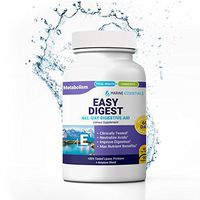 Marine Essentials Digestive Enzyme Supplements – “Easy Digest” Dietary Supplements w/Lipase and Protease + Amylase Digestive Enzymes (90 Capsules)