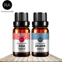 Rose Jasmine Essential Oil Set Now Aromatherapy 100% Pure Therapeutic Grade Oils, 2/10ml