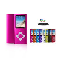 G.G.Martinsen Pink 8GB Versatile MP3/MP4 Player with Photo Viewer, Mini USB Port Slim 1.78 LCD, Digital MP3 Player, MP4 Player, Video Player, Music Player, Media Player