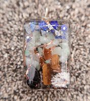 Hawaiian Orgonite (Orgone Energy Pendant-for Depression and Anxiety)-Large Square