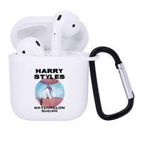 ForUBeauty Harry Style Airpods Case, Protective TPU Case with Carabiner for AirPods 1/2 Charging Box(H04)