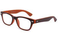 Spring Hinge Blue Light Blocking Glasses Better Sleep Anti Eyestrain Headache 80's Style Classic Vintage Computer Glasses [HD Transparent No Magnification Lens]