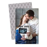 Coming Soon Personalized Photo Pregnancy Announcements