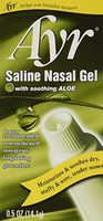 Ayr Saline Nasal Gel, with Soothing Aloe, 0.5 Ounce Tube (Pack of 3)