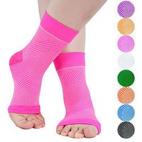 LOHKIAO Compression Foot Sleeves for Men & Women - Plantar Fasciitis Socks for Pain Relief, Heel Pain, Arch Support